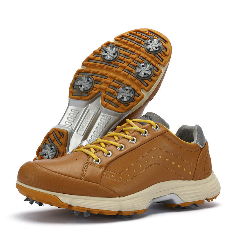 Elevate Your Game with Plus Size Men’s Spiked Golf Shoes